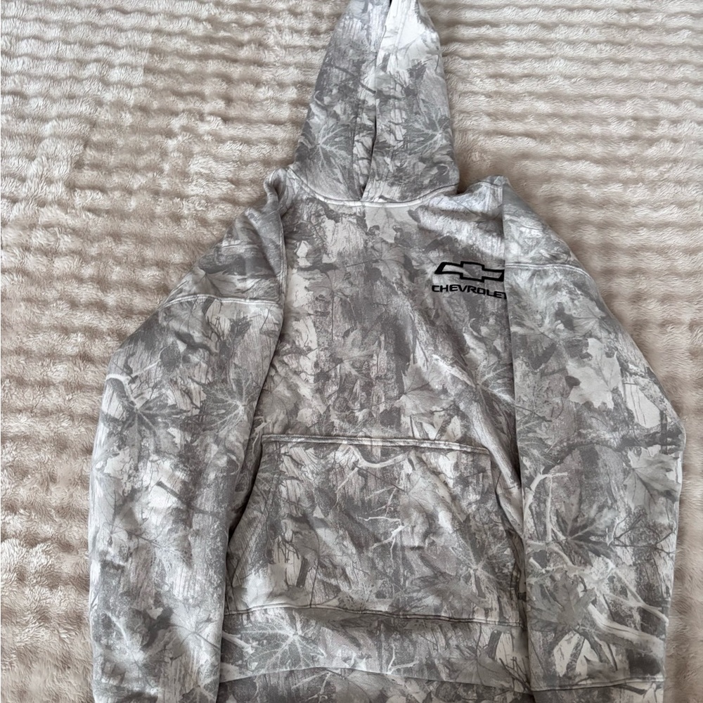 Chevrolet Gray Camouflage Hoodie